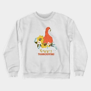 happy thanks giving Crewneck Sweatshirt